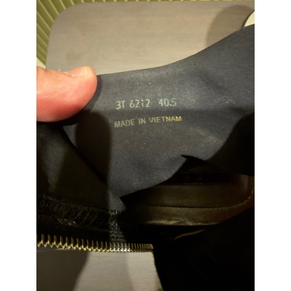 Prada Sport Silver Metallic Leather Black Neoprene Sock Sneaker Boots 10.5 40.5 - Picture 7 of 11